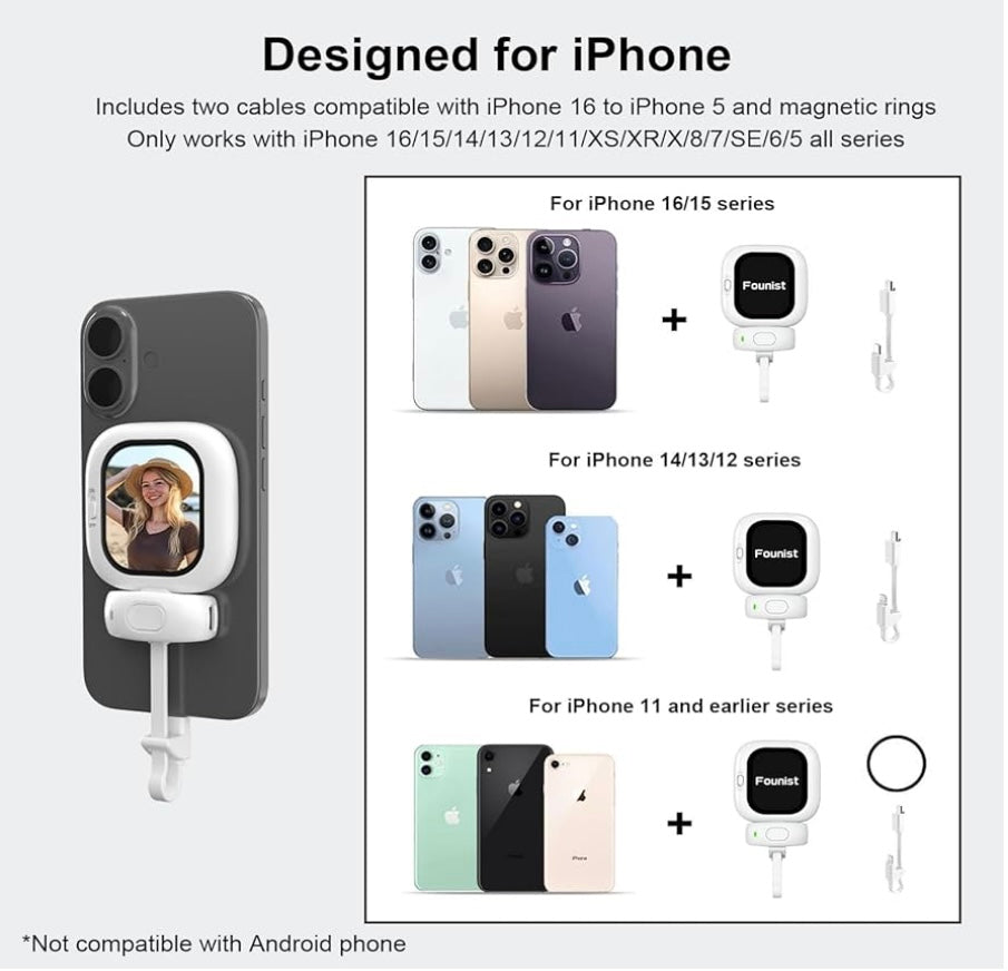 🎥 Vlogmate Mini™ — The Ultimate Rear Camera Viewfinder for iPhone