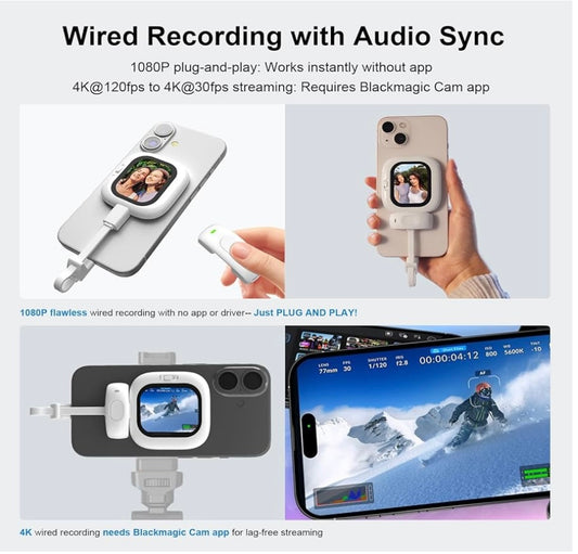🎥 Vlogmate Mini™ — The Ultimate Rear Camera Viewfinder for iPhone